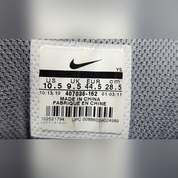 NIKE AIR LUNAR FORCE 1 MENS BASKETBALL SHOES SIZE 10.5 WHITE / RED - Picture 8 of 13